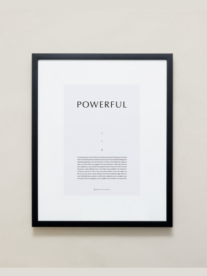 Powerful Iconic Framed Print