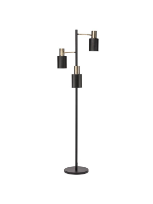 Nuevo Lucca Floor Lighting - Black