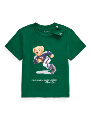 Football Bear Cotton Tee