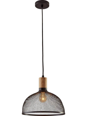 Dammarie Pendant Black/natural