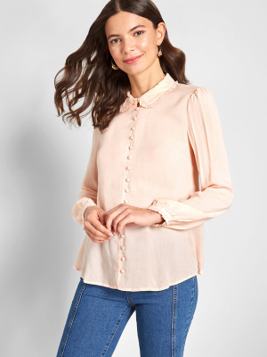 Thoroughly Ladylike Button-up Top