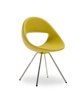 Lucky Soft Touch Chair With Metal Base 906.01 By Tonon