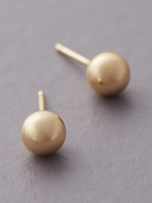 Maya Brenner 14k Gold Post Earrings