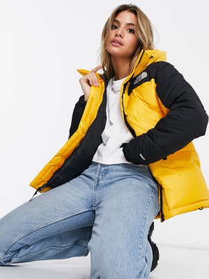 The North Face Himalayan Parka Jacket In Yellow