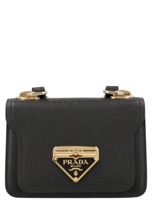 Prada Triangle Logo Crossbody Bag