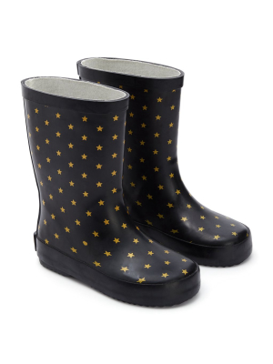 Bonton Black Rain Boots