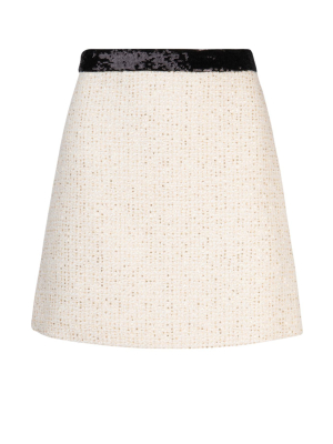 Miu Miu Sequinned Mini Skirt