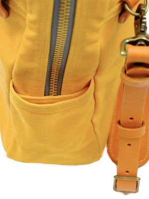 Waxed Canvas Travel Day Bag - Mustard