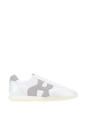 Hogan Panelled Low Top Sneakers