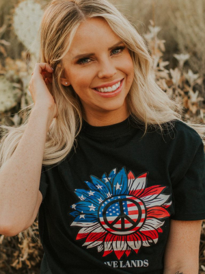 Sunflower American Peace Tee