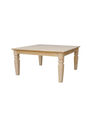 Java Square Coffee Table Wood/tan - International Concepts