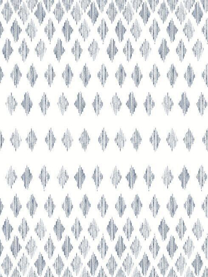 Diamond Ombre Wallpaper In Navy And White From The Simply Farmhouse Collection By York Wallcoverings