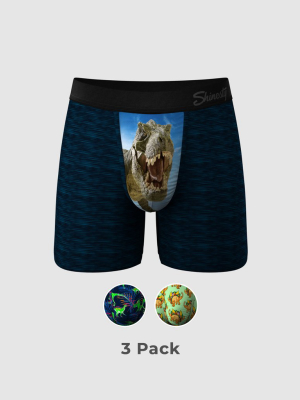 The Asteroid | Dinosaur Ball Hammock® Pouch Underwear 3 Pack