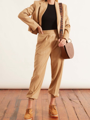 Nicole Trousers In Light Camel