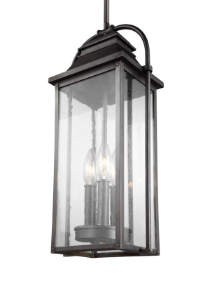 Wellsworth Collection 3 - Light Outdoor Pendant Lantern