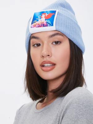 Ariel Graphic Ribbed Beanie