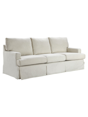 Westport Slipcover Sofa Ivory Linen - Finch