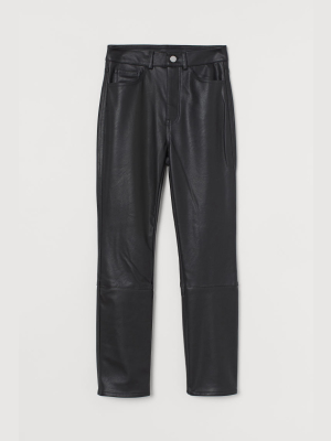 Faux Leather Pants