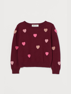 Appliquéd Sweater