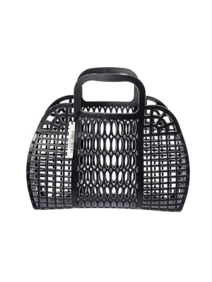 Plastic Market Bag - Large Black