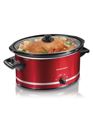 Hamilton Beach 8qt Slow Cooker - Red