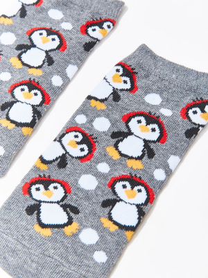 Penguin Ankle Socks