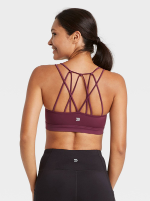 Women's Low Support Strappy Back Bra - All In Motion™