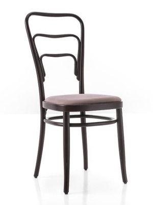 Gebruder Thonet Vienna 144 Bentwood Side Chair (upholstered) By Gtv