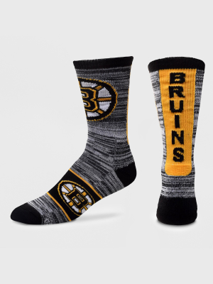 Nhl Boston Bruins Ticket Crew Sock