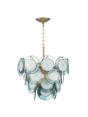 Mini Diva Chandelier (aqua)