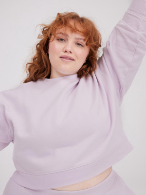 Orchid Cropped Sweatshirt