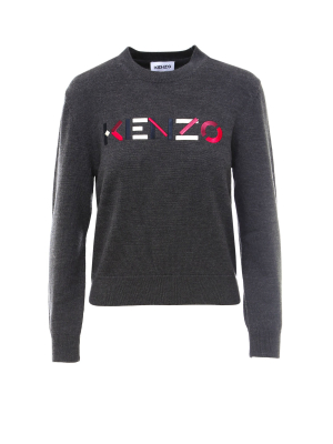 Kenzo Logo Embroidered Sweater