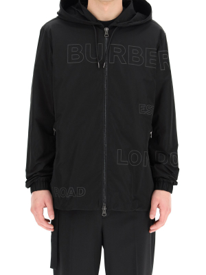 Burberry Horseferry Print Hooded Jacket