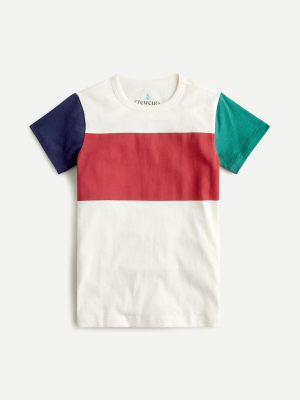 Boys' Colorblock And Stripe T-shirt