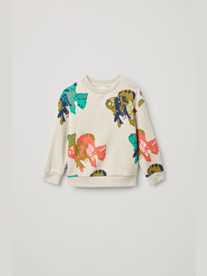 Organic Cotton Fish Print Sweatshirt