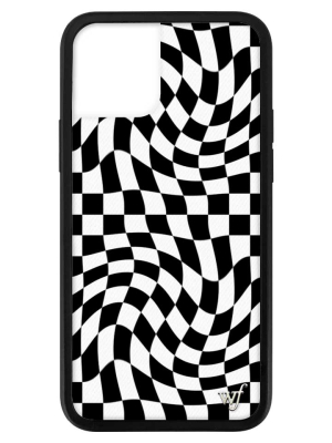 Crazy Checkers Iphone 12/12 Pro Case | Black