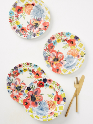 Sissinghurst Castle Side Plates, Set Of 4