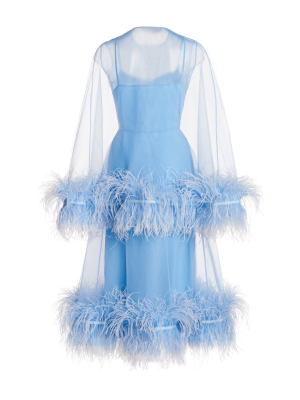 Coco Feathered Organza Dress