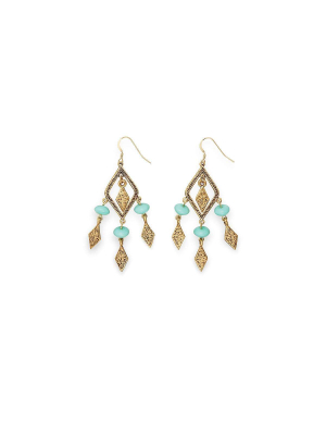 Ocean Spearhead Earrings