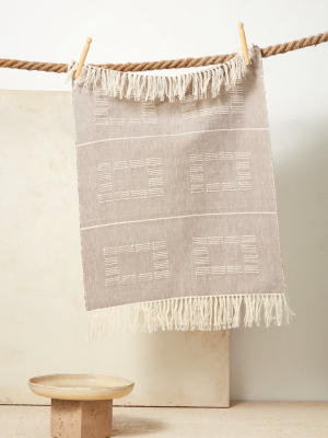 Blocks Towel - Beige