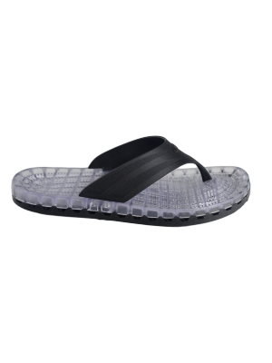 Ibiza - Clear Thong Sandal - Black