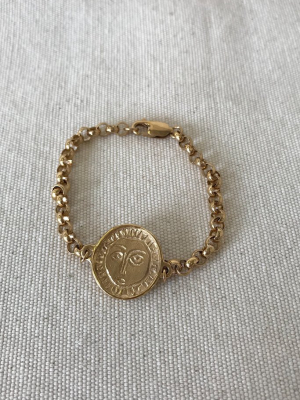 Gold Picasso Bracelet - By Holly Ryan