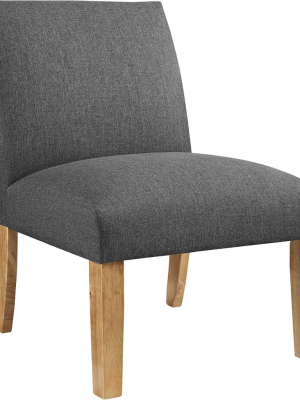 Addyson Upholstered Fabric Armchair Gray
