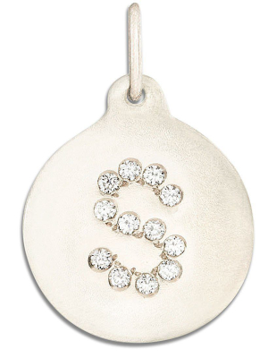 "s" Alphabet Charm Pavé Diamonds