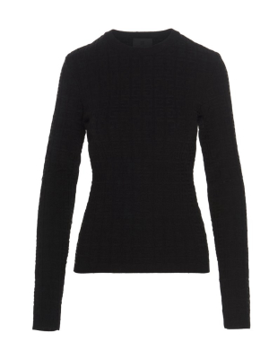 Givenchy 4g Jacquard Slim-fit Jumper