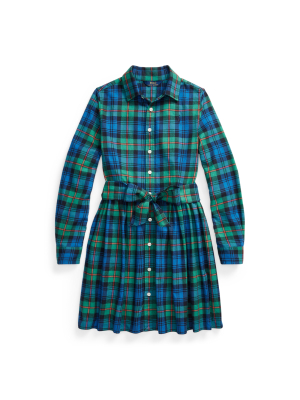 Plaid Fit-and-flare Dress