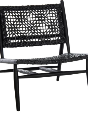 Baize Accent Chair Black