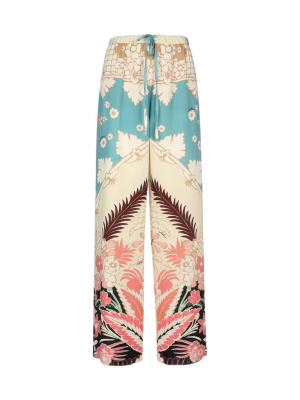 Valentino Printed Drawstring Trousers