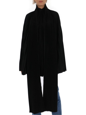 Balenciaga Pleated Poncho