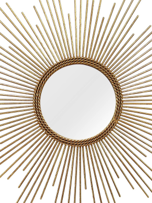 26" Andrea Wall Mirror Gold - Stratton Home Décor